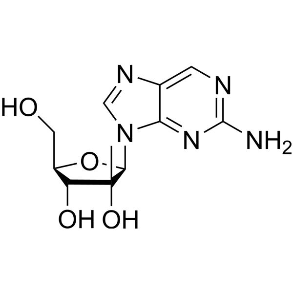 2-Amino-9-(2-β-C-methyl-β-D-ribofuranosyl)-9H-purine 690269-87-5